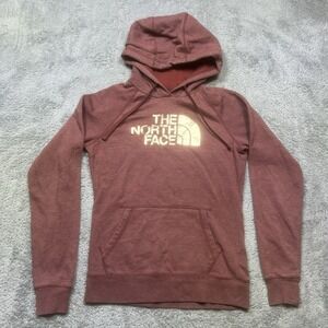 The North Face Half Dome Hoodie Women's S Pink Gold‎ Hooded Sweatshirt Outdoor